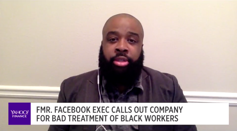 Former Facebook manager Mark Luckie interviewed by Yahoo Finance on Wednesday.