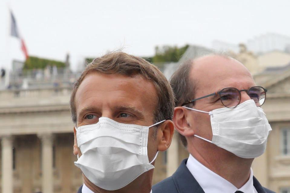 Emmanuel Macron et Jean Castex le 14 juillet 2020.  - Ludovic Marin