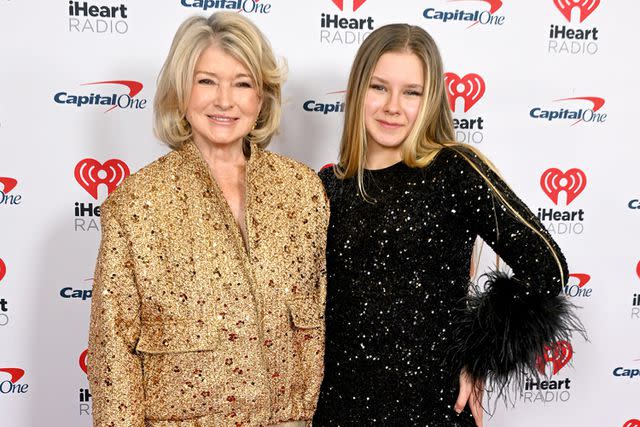 <p>Dave Kotinsky/Getty</p> Martha Stewart and granddaughter Jude