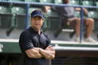 Eine weitere von insgesamt vier Oscar-Nominierungen als Schauspieler erhielt Brad Pitt für "Die Kunst zu gewinnen - Moneyball". Im Sportler-Drama setzt er als Teammanager Billy Beane auf einen jungen Yale-Absolventen und Statistik-Nerd, mit dessen Hilfe er das Baseball-Spiel revolutionieren möchte. (Bild: Sony)