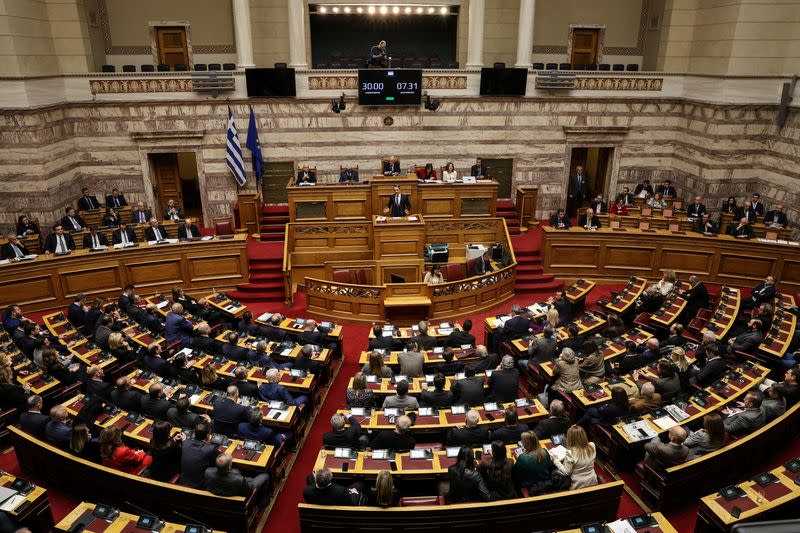 Greek parliament debate ahead of vote on 2024 budget