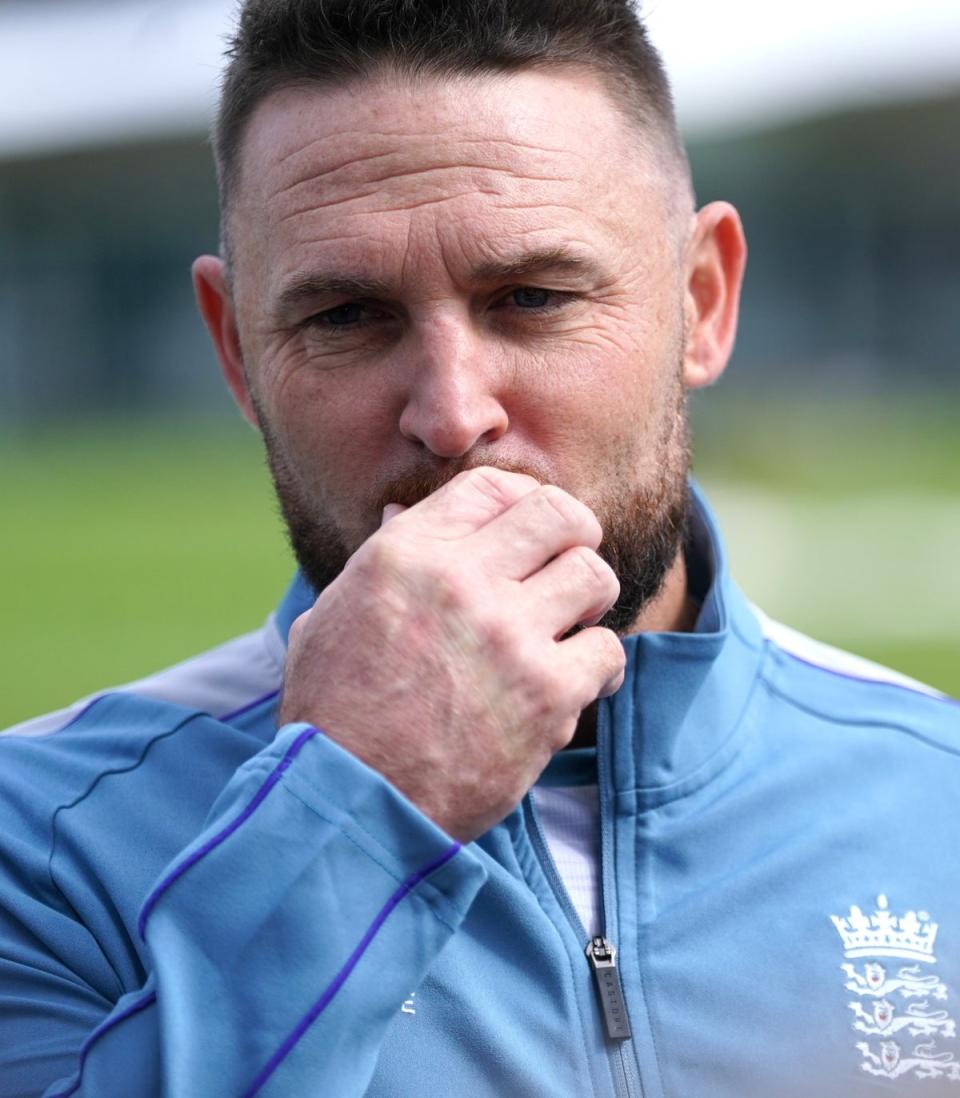 England coach Brendon McCullum has some decisions to make (Vicrtoria Jones/PA) (PA Wire)