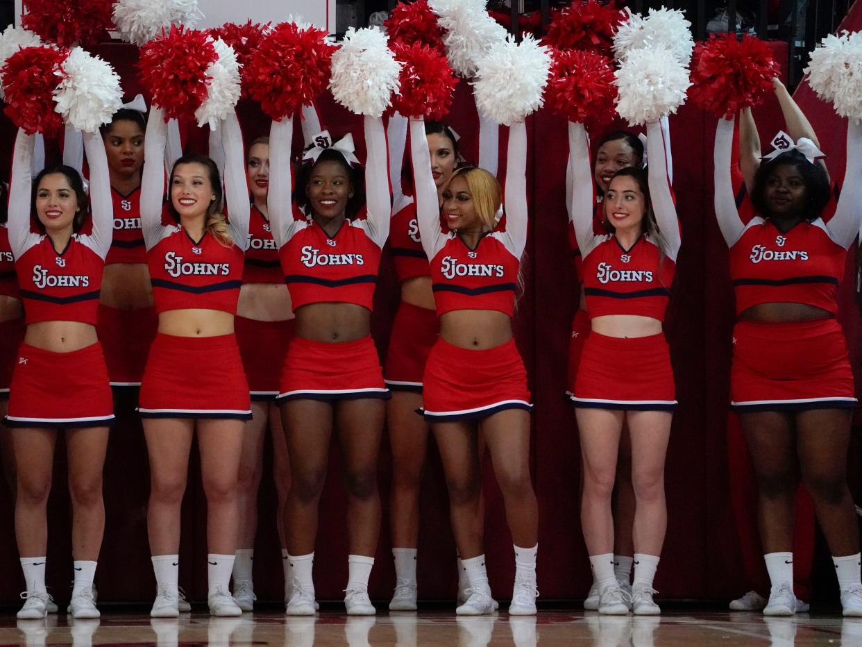 St. John's University cheerleaders