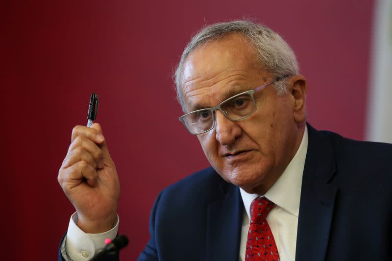 FILE PHOTO: Mexican Deputy Foreign Minister Jesus Seade listens during a news conference in Mexico City