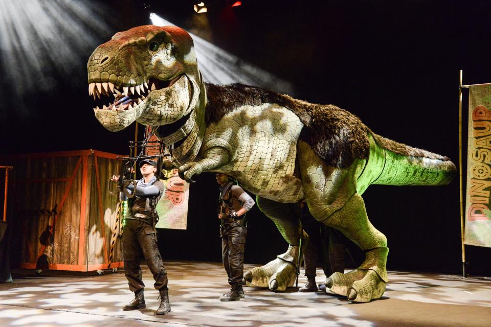 A scene from Dinosaur World Live.