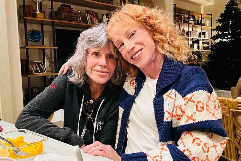 <p>Kathy Griffin/Instagram</p> Jane Fonda and Kathy Griffin