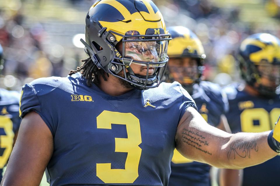 Michigan football-Rashan Gary-Devin Bush-Chase Winovich-Jim Harbaugh-Wolverines-football