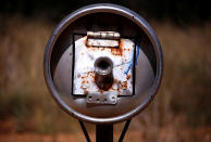 <p>An old beer keg serves as a mailbox in the outskirts of Walgett township, northwest of Sydney, Australia. (Photo: David Gray/Reuters) </p>