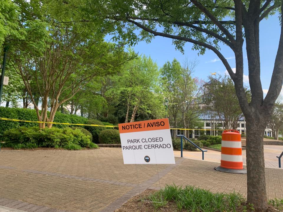 chattanooga Tennessee coronavirus closed park