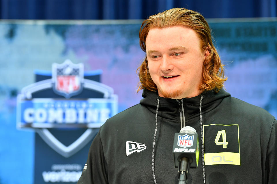 St. John's (Minn.) OL Ben Bartch gained more than 50 pounds by drinking an awful-sounding beverage two years ago. (Photo by Alika Jenner/Getty Images)