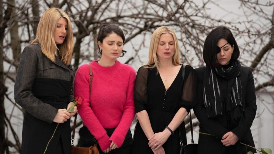 Sharon Horgan, Eve Hewson, Eva Birthistle and Sarah Greene in "Bad Sisters"