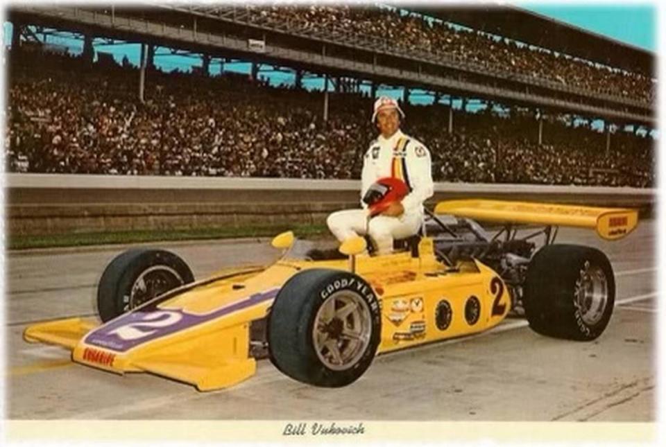 Bill Vukovich Jr. was the 1968 Indianapolis 500 Rookie of the Year. He had six top-10 finishes in 12 starts at Indy, including a second-place showing in 1973.