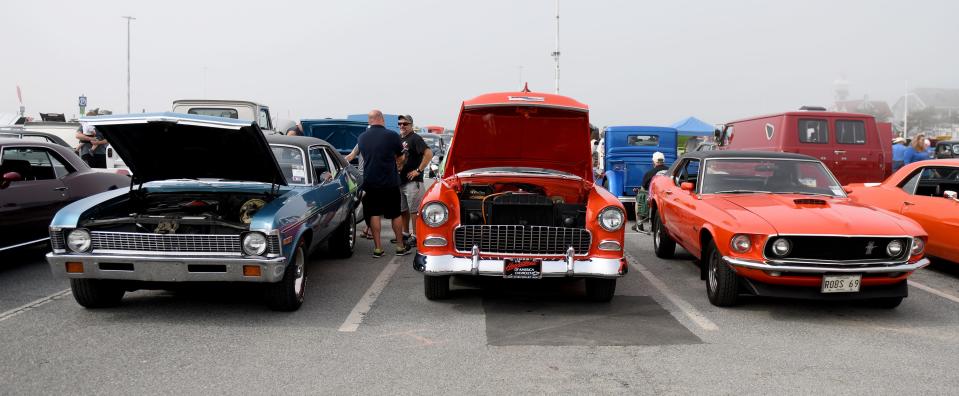 Cool cars took over the inlet parking lot for the 31st Annual Cruisin Ocean City Friday, May 20, 2022, in Ocean City, Maryland.