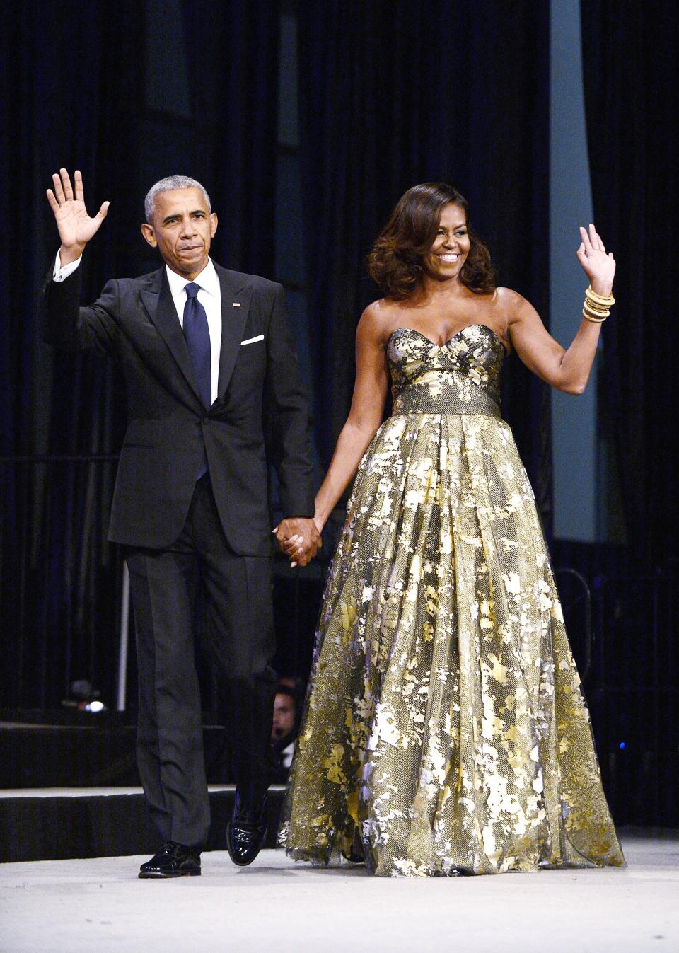 Wearing Naeem Khan. <em>[Photo: Getty]</em>