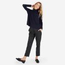 <p>Everlane is the original basics brand that values classic style as much as they do comfort. Their timeless pieces are always reasonably priced and worth every penny. Everlane’s Luxe Wool Square Turtleneck is a favourite of mine this season with a slightly looser cut for maximum eating potential.<i> Get it <a href="https://www.everlane.com/collections/womens-newest-arrivals/products/womens-luxe-wool-square-ttlnk-darknavy" rel="nofollow noopener" target="_blank" data-ylk="slk:here;elm:context_link;itc:0;sec:content-canvas" class="link ">here</a>.</i></p>