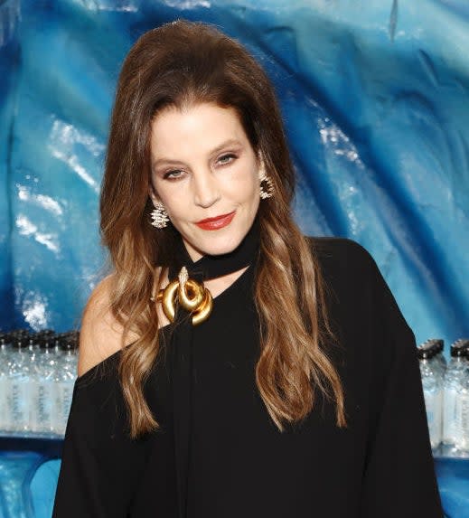 Closeup of Lisa Marie Presley