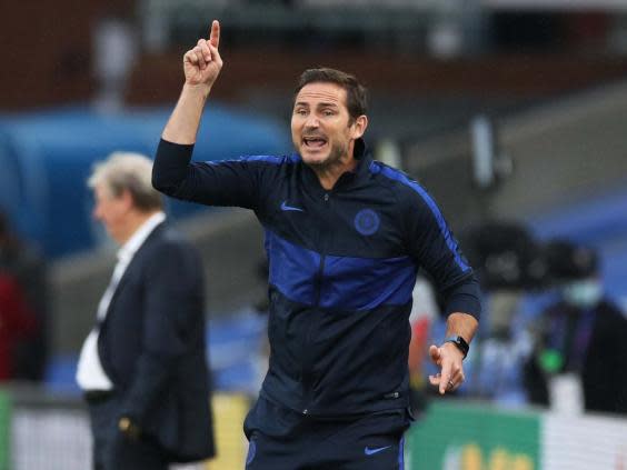 Frank Lampard has challenged Chelsea to seal a top four finish to prevent any Champions League disappointment (Reuters)