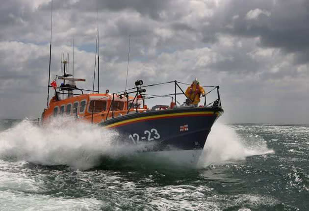 HM Coastguard, which calls on lifeboats to be deployed, has urged the public to use caution when swimming (GETTY IMAGES)