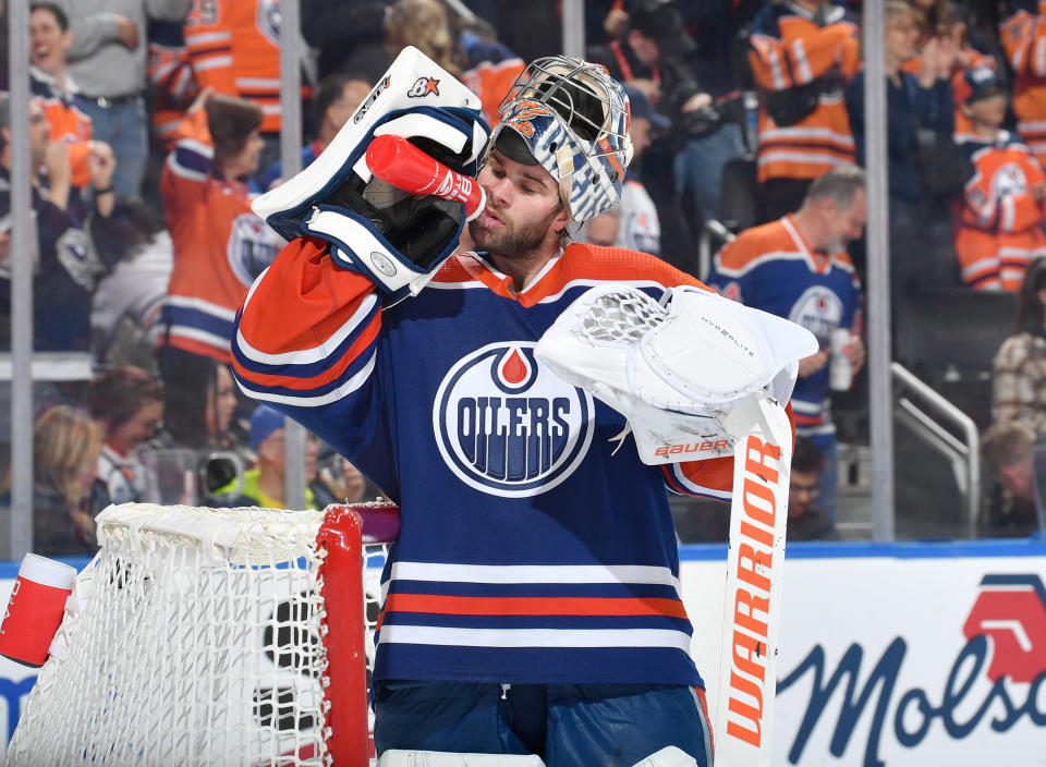 Jack Campbell's first season with the Oilers didn't go according to plan. (Photo by Andy Devlin/NHLI via Getty Images)