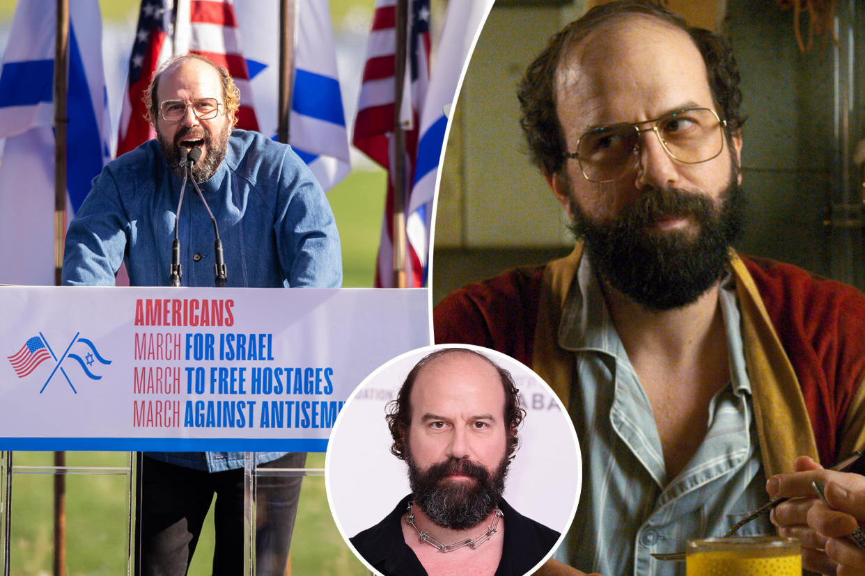 'Stranger Things' star Brett Gelman admits that the online vitriol he has received for his support of Israel and Jewish people is frightening