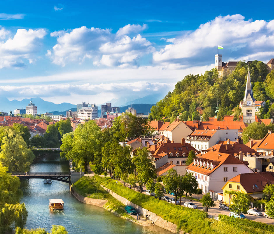 Ljubljana oozes old-world charm from castle perch to river bed.<p>kasto80/Getty Images</p>