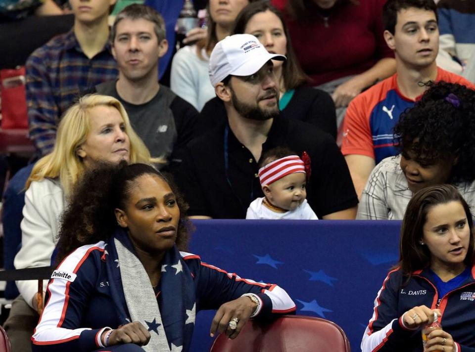 Serena Williams, Alexis Ohanian, Alexis Olympia