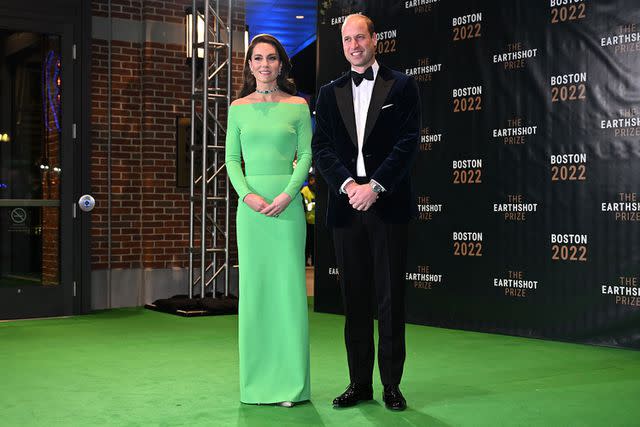 Samir Hussein/WireImage Kate Middleton and Prince William in Boston for the 2022 Earthshot Prize awards