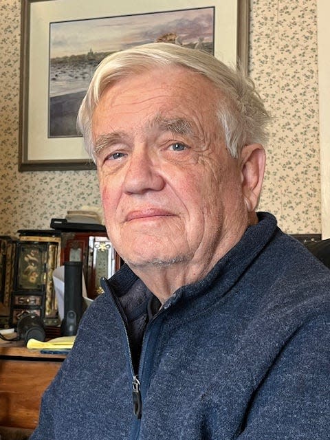 John Casler of Marblehead, Mass., plans to vote for Joe Biden in November. He worries that voting for a third-party candidate will get Donald Trump re-elected.