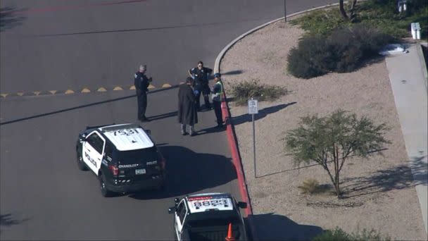 PHOTO: Police are investigating a deadly shooting at an Amazon Flex facility in Chandler, Ariz., on Dec. 14, 2022. (KNXV)