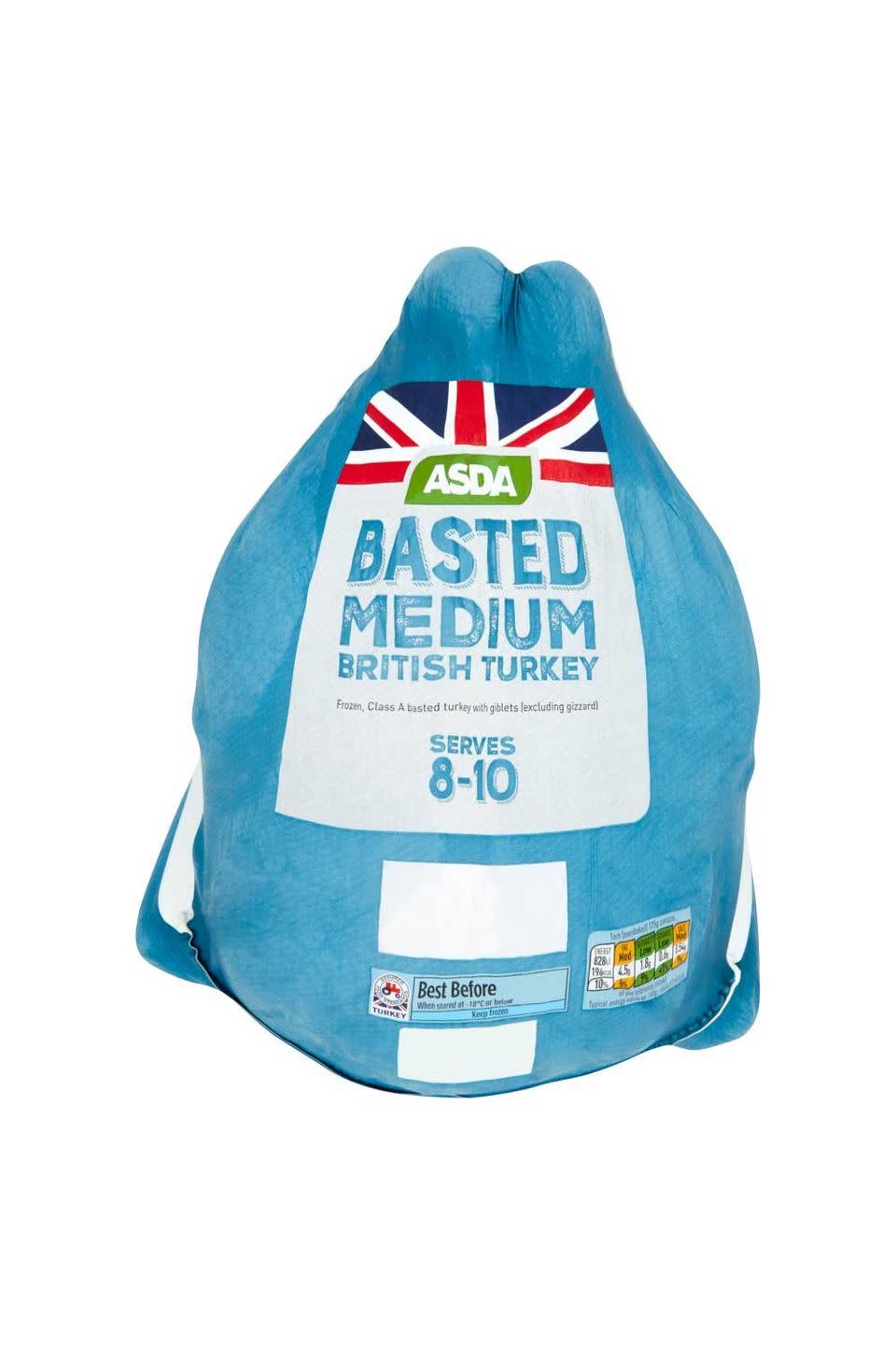 ASDA Basted Medium Whole Turkey