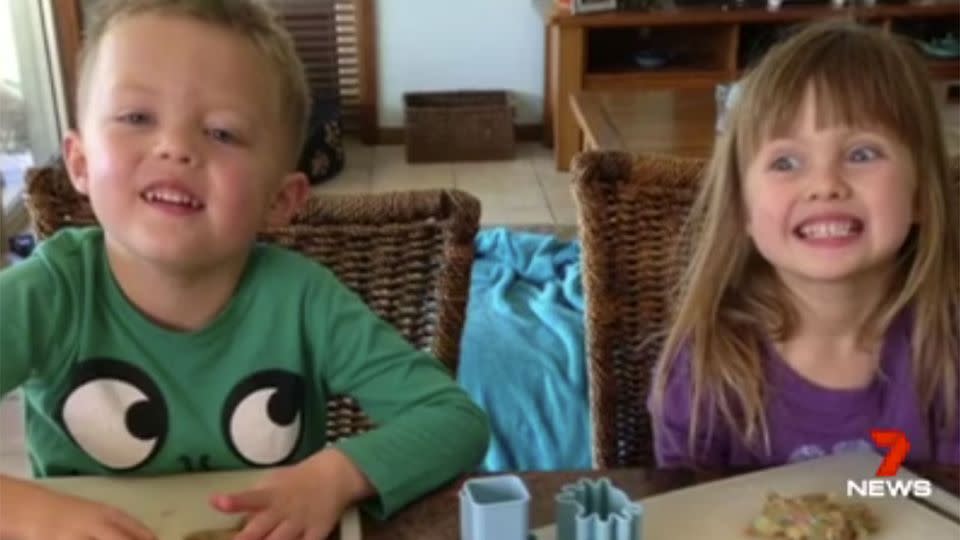 Seven-year-old Hudson Bullock and his twin sister Sienna were inseparable. Source: 7 News