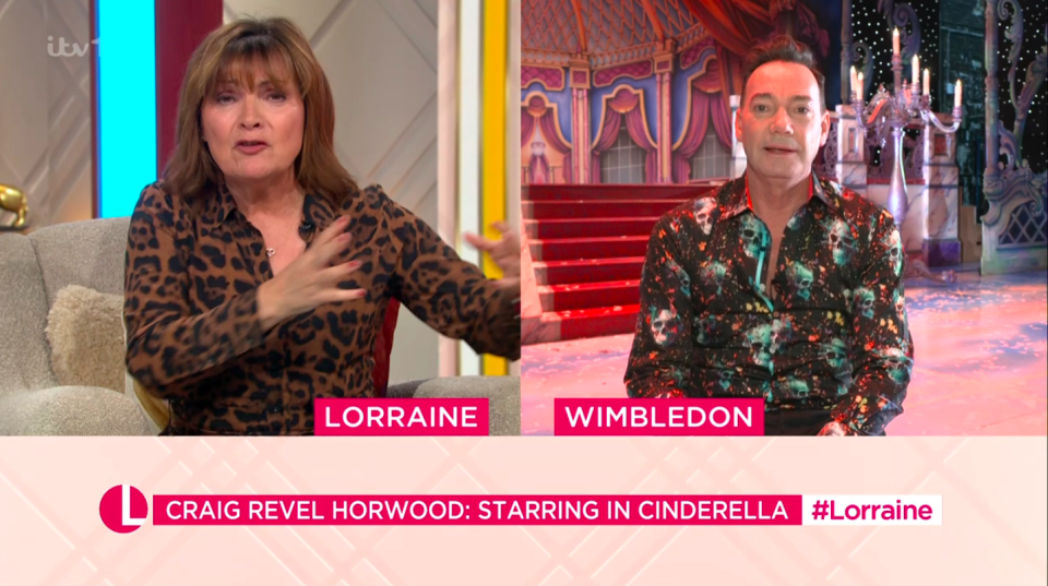 Craig Revel Horwood talks about Strictly with Lorraine Kelly. (ITV screengrab)