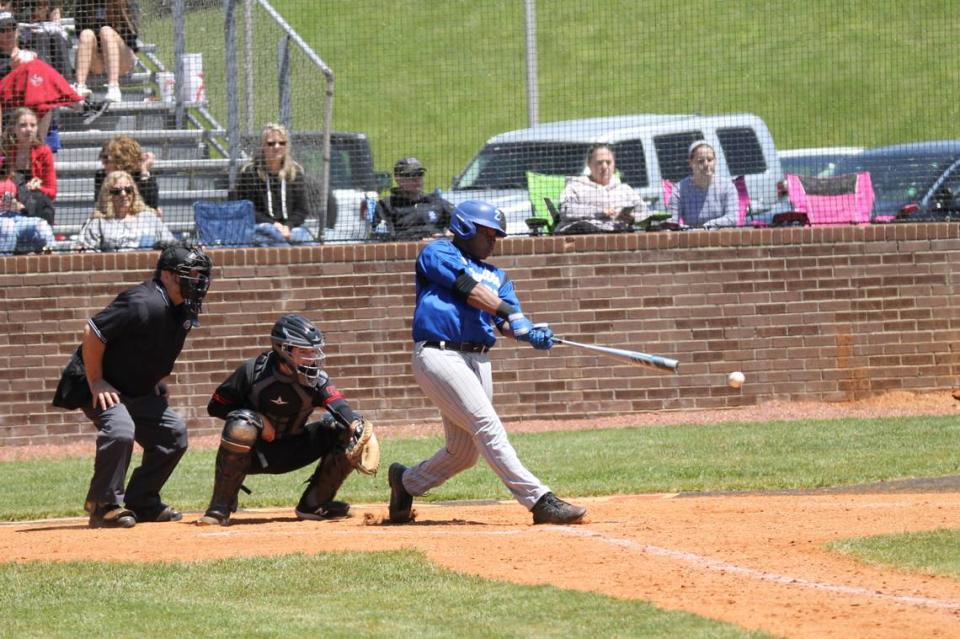 Danville’s KJ Stringfield went 2-for-3 at the plate with an RBI against Paul Laurence Dunbar on Saturday.