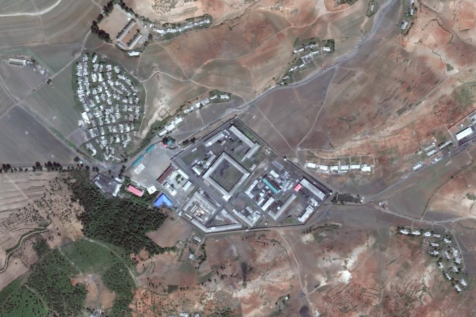 Diese Satellitenaufnahme zeigt das Internierungslager im nordkoreanischen Kaech’on. (Bild: Getty Images)