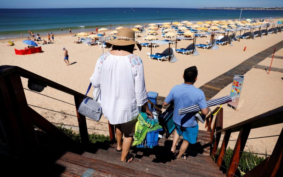 Holidaymakers have been dealt a major blow with Portugal's removal from the green list - Pedro Nunes/Reuters