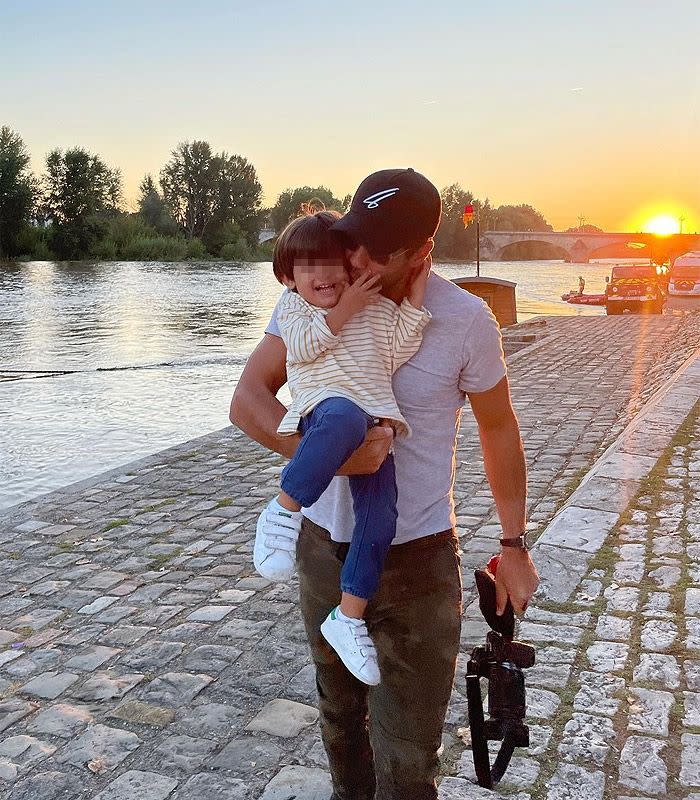 Fernando Verdasco con su hijo 