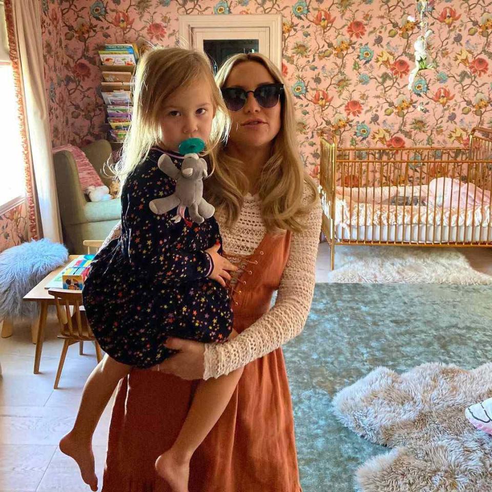 <p>The newly engaged actress gave her followers a glimpse of her daughter Rani Rose's nursery when she shared this cute <a href="https://www.instagram.com/p/CUGcSQQvMYq/" rel="nofollow noopener" target="_blank" data-ylk="slk:mother-daughter snapshot;elm:context_link;itc:0;sec:content-canvas" class="link ">mother-daughter snapshot</a>.</p>