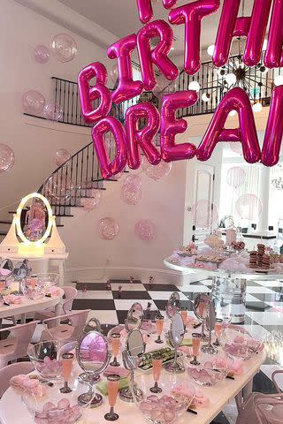 <p>Khloe Kardashian/Instagram</p> Dream had a spa party for her 7th birthday on Friday