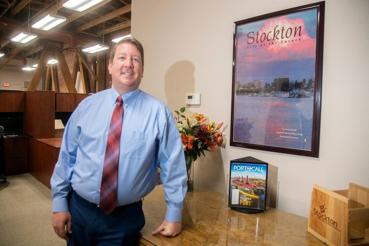 (4/21/22)Tim Quinn has been named the CEO of the Greater Stockton Chamber of Commerce.  CLIFFORD OTO/THE STOCKTON RECORD