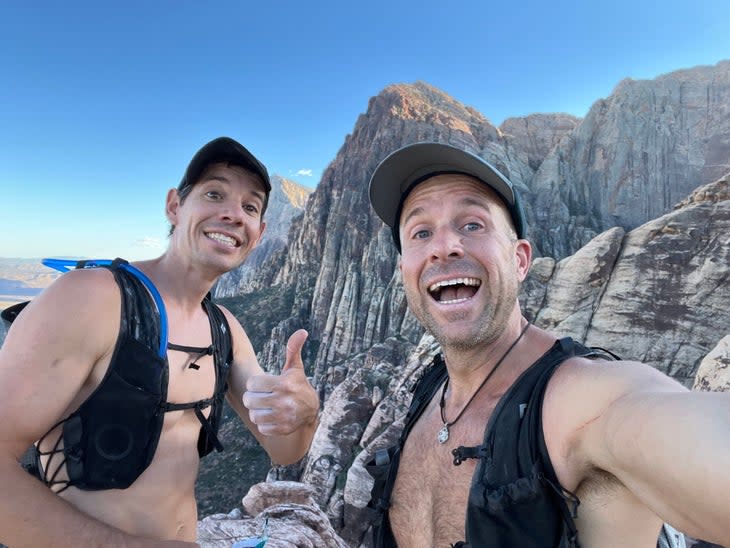 Alex Honnold and Maury Birdwell on the HURT in Red Rock