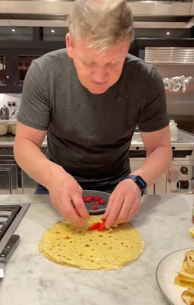 Gordon Ramsay Demonstrates How to Make the 'Most Amazing' Pancakes