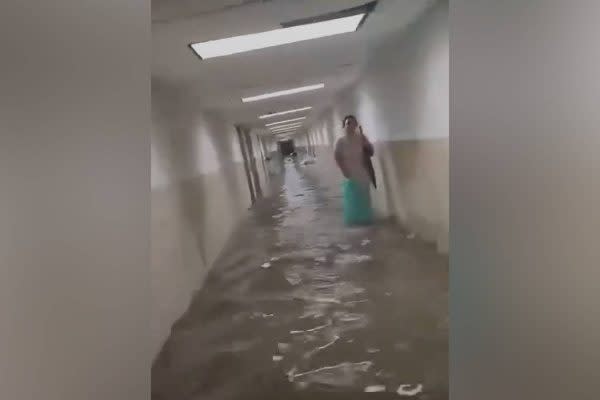 Personal del hospital del IMSS inundado en Tamaulipas fue evacuado