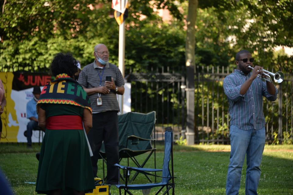 Over 50 people attended the first event of a three-day Juneteenth celebration, hosted by the Doleman Black Heritage Museum.