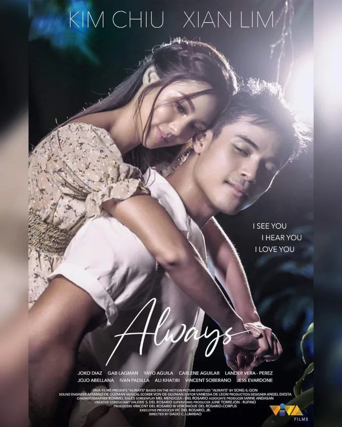 The couple star in the movie 'Always'