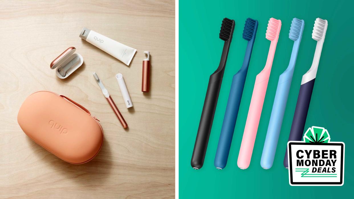 Shop the Quip Cyber Monday sale for 20% off select electric toothbrushes and bundles.