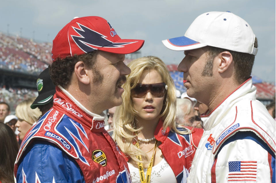 Will Ferrell was at the height of his comedic powers in Talladega Nights, which is the funniest sports movie ever made. Equal parts parody and loving homage to NASCAR culture, it'll have you fully invested in the story of Ricky Bobby (Ferrell), an absolute fool who learns the value of family over winning. Without spoiling too much, the scene where Ricky stabs himself in the leg is quite possibly the funniest thing Will Ferrell has ever done.