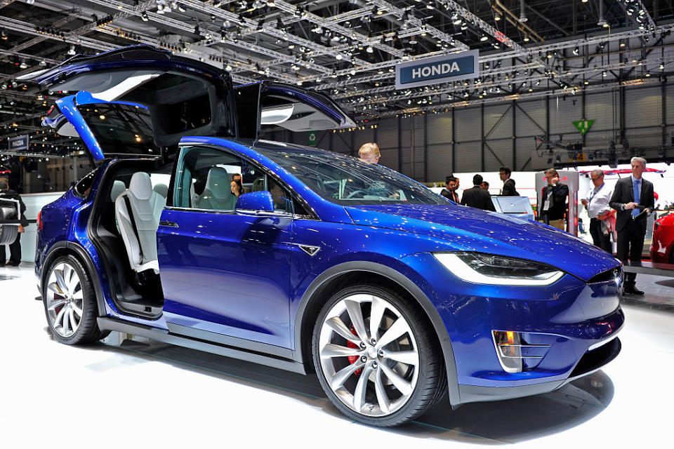 <p>No. 6 least reliable car: Tesla Model X <br> (Photo by Harold Cunningham/Getty Images) </p>