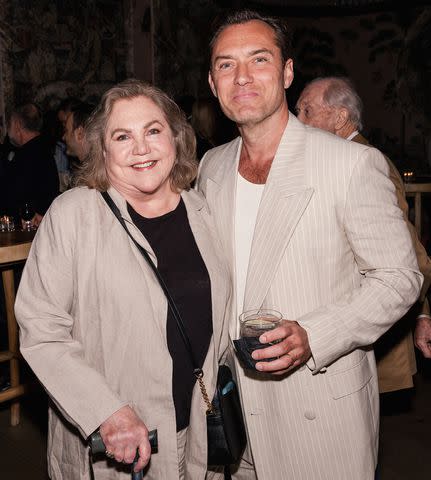 <p>Jason Crowley/BFA.com</p> Kathleen Turner and Jude Law