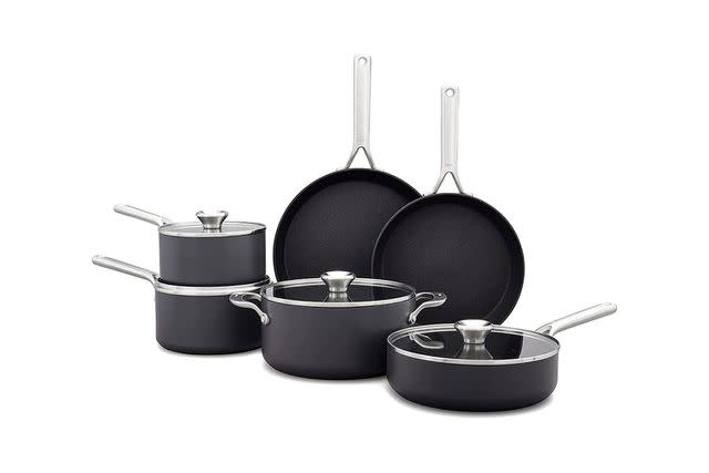 T-Fal C515SC Professional Total Nonstick Thermo-Spot Heat Indicator Induction Base Cookware Set, 12