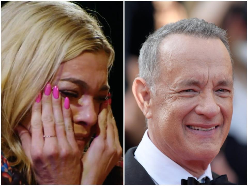 Carly Reeves and Tom Hanks (ABC / Getty)